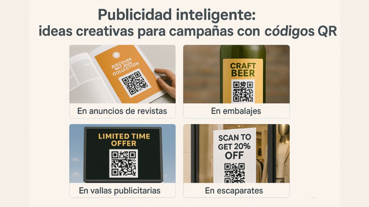 Publicidad inteligente: ideas creativas para campañas con códigos QR